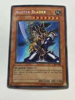 Buster Blade BPT-008 Secret Rare Crease YUGIOH - Image 1