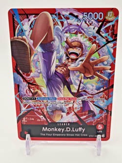 Monkey.D.Luffy ST21-001 L ENGLISH NM One Piece - Image 1