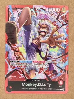 Monkey.D.Luffy ST21-001 L ENGLISH NM One Piece - Image 3