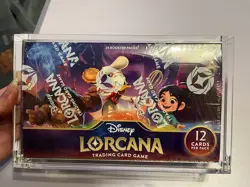 Disney Lorcana Shimmering Skies booster box sealed acrylic case - Image 1