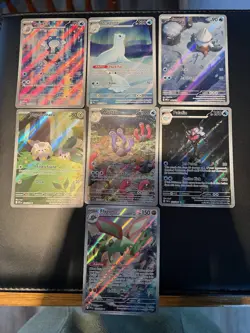 Pokemon Silver Tempest Holo Full Art Card Lot - Poliwhirl Dewgong - English - Image 1