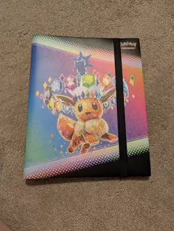 Pokemon Prismatic Evolutions Binder Collection Binder Only No Cards NM - Image 1