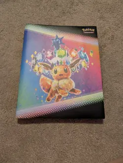 Pokemon Prismatic Evolutions Binder Collection Binder Only No Cards NM - Image 2