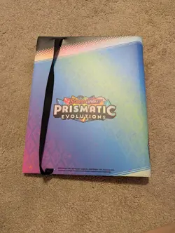Pokemon Prismatic Evolutions Binder Collection Binder Only No Cards NM - Image 3