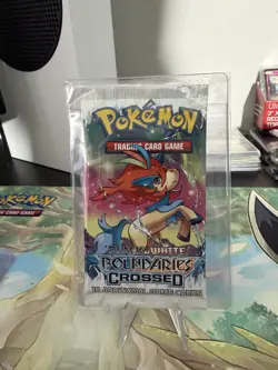 Sealed Pokemon Black & White Boundaries Crossed Booster Pack - 10 Cards Keldeo - Image 1