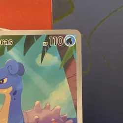 mistys lapras full art holo aquabeast basic pokemon tcg card stock 110 hp - Image 4