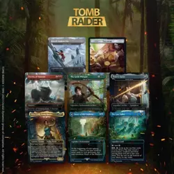 Magic the Gathering (MTG) Secret Lair x Tomb Raider (Non-Foil) - Image 1