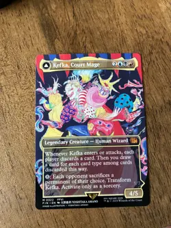 MTG Kefka, Court Mage (Borderless) English Final Fantasy FIN NM M0322 - Image 1