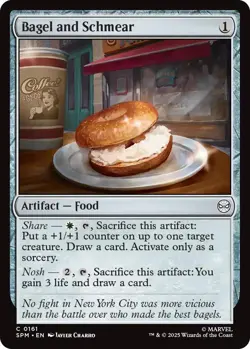 MTG Bagel and Schmear [Marvel's Spider-Man] Foil Near Mint Magic - Image 1