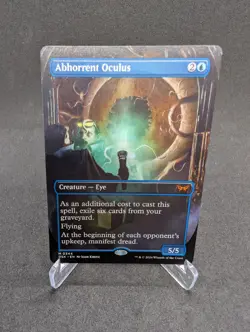 Abhorrent Oculus (Borderless) - Near Mint - [Duskmourn: House of Horror] - Image 1