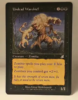 MTG 🔥☠ Undead Warchief ☠🔥 Scourge MT/NM 💥 Zombie 💥 Magic The Gathering - Image 1
