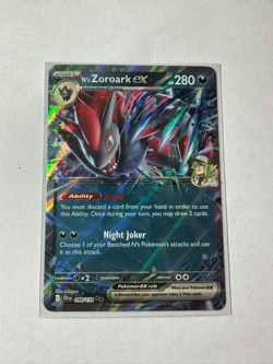 N's Zoroark ex 098/159 Journey Together Double Rare Pokemon Card - Image 1