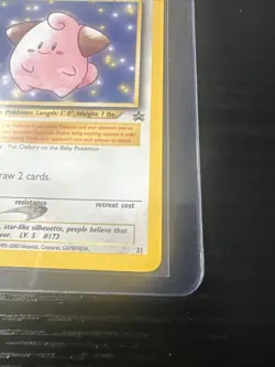 Cleffa #31 Black Star Promo WOTC Vintage Pokemon - Image 5