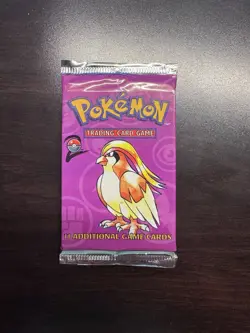 FACTORY SEALED Pokemon Base Set 2 Booster Pack Purple - Image 1