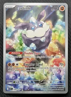 Carbink 242/217 IR Ascended Heroes Pokemon TCG NM Pack Fresh! - Image 1