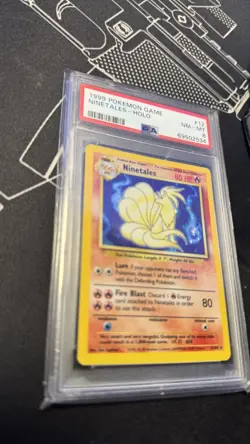 1999 pokemon game 12 ninetales-holo psa 8 - Image 3