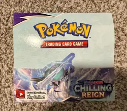 Pokemon TCG Sword & Shield Chilling Reign Booster Box 36 Packs 820650818462 - Image 1