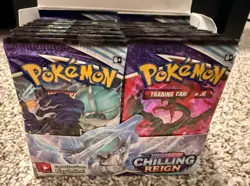 Pokemon TCG Sword & Shield Chilling Reign Booster Box 36 Packs 820650818462 - Image 3