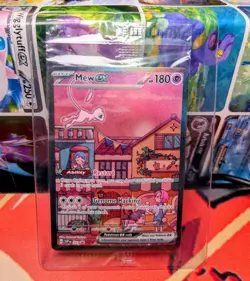Mew ex SVP 053 Pokemon TCG Scarlet Violet 151 Black Star Promo Full Art SEALED - Image 1