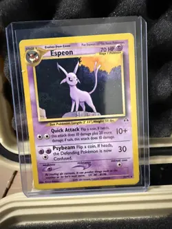 Pokemon TCG Espeon Neo Discovery 20 Regular Unlimited Rare - Image 1
