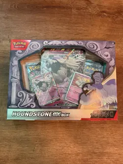 Pokemon TCG Houndstone EX New with 4 Booster Packs factory sealed - Image 1