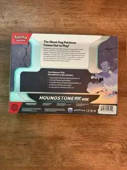 Pokemon TCG Houndstone EX New with 4 Booster Packs factory sealed - Image 2