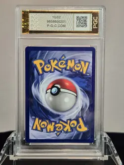 1999 POKEMON FOSSIL 1ST ED #10 LAPRAS-HOLO PGC 10 - Image 3