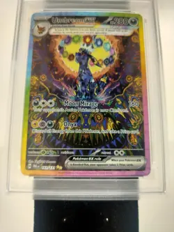 2025 POKEMON PRISMATIC EVOLUTIONS SPECIAL ILLUSTRATION RARE UMBREON EX PSA 10 - Image 4