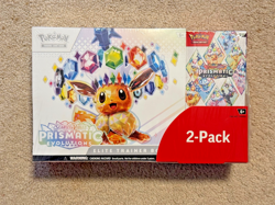 Pokemon TCG Prismatic Evolutions ETB with Booster Bundle Costco 2-Pack Sealed - Image 1