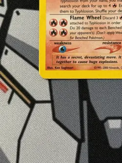 Pokemon TCG Typhlosion Holo Rare 1st Edition Neo Genesis 18/111 - Image 3