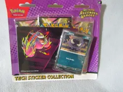 Pokemon Mega Evolution Ascended Heroes Gastly Tech Sticker Collection - Image 1