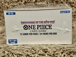 Bandai One Piece CCG OP-05 Awakening of the New Era Sealed Booster Box ENGLISH - Image 5