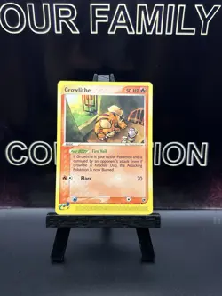Growlithe 65/100 Unlimited Pokemon Ex Sandstorm Card LP - Image 1
