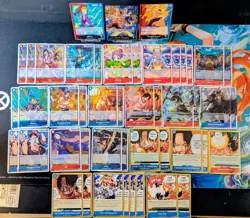 One Piece - Red/Blue ACE & Marco | Whitebeard Pirates Deck Cores (86 Cards) - Image 2