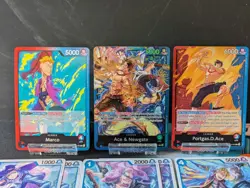 One Piece - Red/Blue ACE & Marco | Whitebeard Pirates Deck Cores (86 Cards) - Image 3