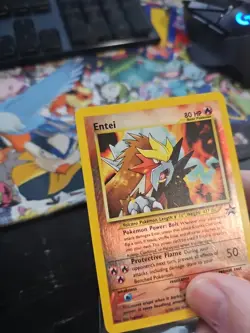 Pokemon TCG Entei 34/53 WoTC Promo Promo card Holo MP - Image 4