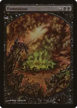 Damnation -Foil Light Play MTG Promos: Magic Player Rewards - Image 1