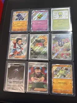 Lot of 9 Paldean Fates Pokemon Cards NM Baby Shiny, Illustration Rares, Full Art - Image 1