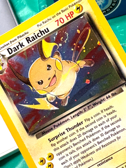 Dark Raichu 83/82 Team Rocket WoTC Holo Rare MP with SWIRL - Pokemon Card - Image 3