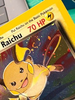 Dark Raichu 83/82 Team Rocket WoTC Holo Rare MP with SWIRL - Pokemon Card - Image 4