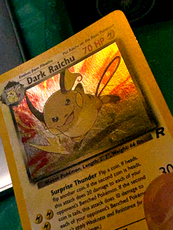 Dark Raichu 83/82 Team Rocket WoTC Holo Rare MP with SWIRL - Pokemon Card - Image 5