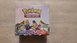 SWSH Sword & Shield Base Set SEALED Booster Box 36 Packs of Pokemon Cards See 📸 - Image 1