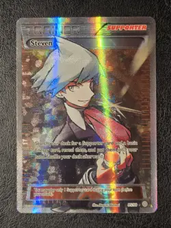 Steven 95/98 (Full Art) - Ancient Origins UR Holo - Lightly Played Pokemon Card - Image 1