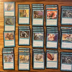 MTG: Tempest Block - 115 Blue Cards - Tempest, Stronghold, Exodus - Magic - Image 3