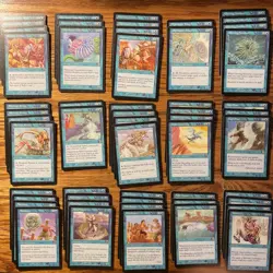 MTG: Masques Block 200 Card Blue Lot - Mercadian Masques, Nemesis, Prophecy - Image 1