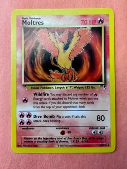 Pokemon TCG Moltres Legendary Collection Regular Rare Card 30/110 Non-Holo - Image 1