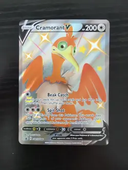 Cramorant V SWSH086 SWSH: Sword & Shield Promo Cards Holo - Creased Bottom Right - Image 1