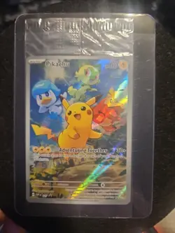 Pikachu Sv: Scarlet & Violet Promo Holo Card 027/198 Sealed - Image 1