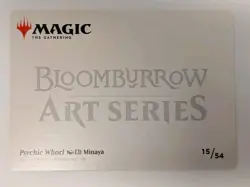 Psychic Whorl Art Card (Gold-Stamped Signature) Art Series: Bloomburrow - MTG - Image 2