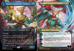 [1x] Tamiyo, Inquisitive Student // Tamiyo, Seasoned Scholar - Textured Foil - B - Image 1
